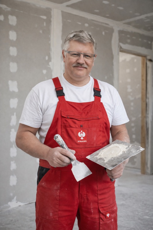 Grzegorz Piasecki przy pracy